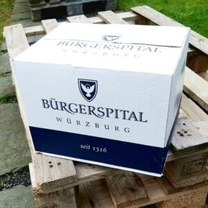 Blandlåda (6 fl) vita Frankenviner – Bürgerspital