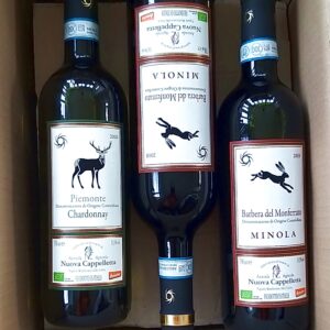 Blandlåda (6 fl) ekologiska vita/röda Piemonteviner – Nouva Cappelletta