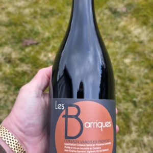 En låda rött (6fl): Barriques de Garbelle 235 kr/fl